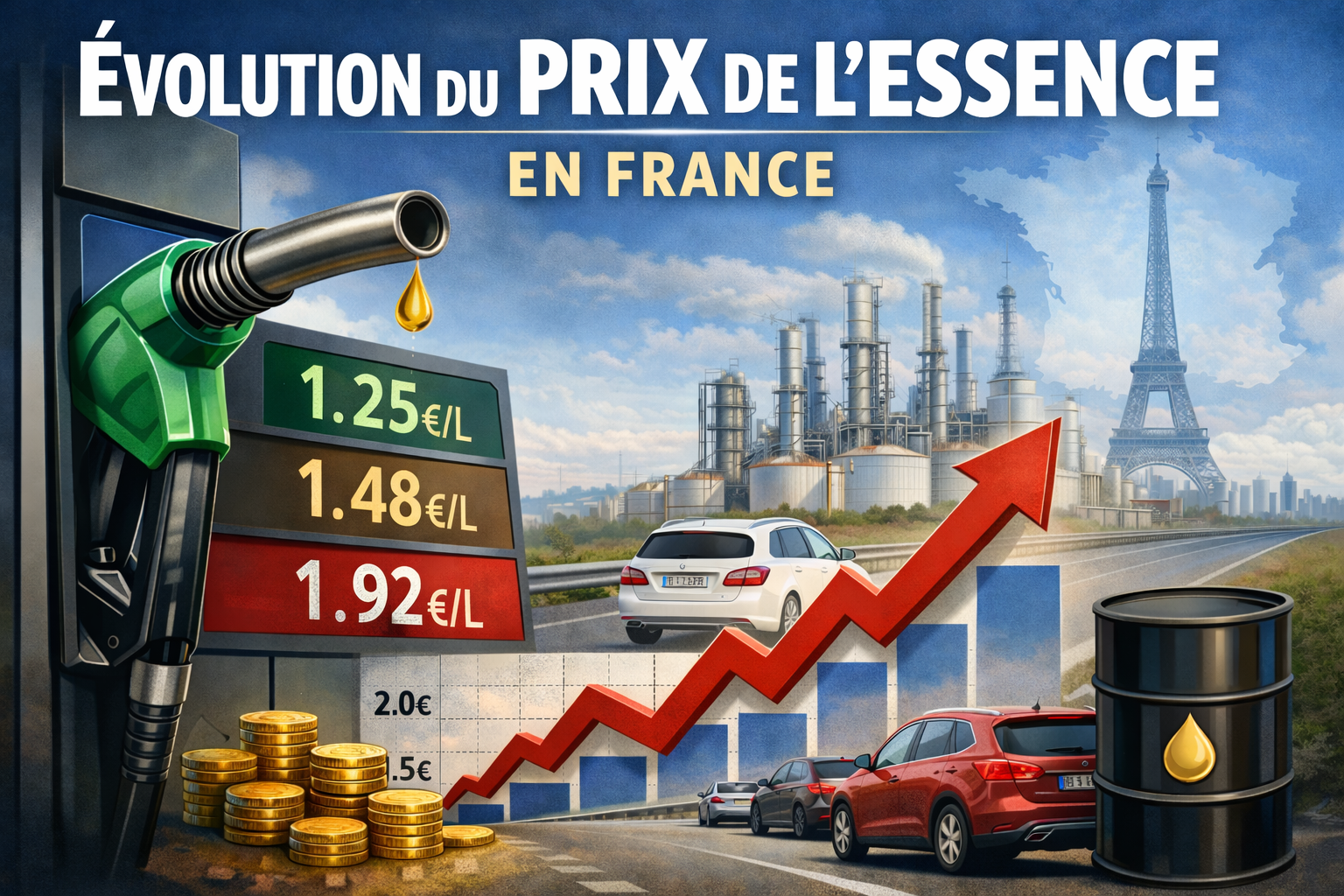 Le prix de l’essence en France donne souvent l’impression de changer sans logique apparente. Pourtant, derrière les chiffres affichés en station, on retrouve une mécanique précise où se croisent cours du pétrole brut, taxes, coûts de raffinage, choix des distributeurs [&hellip;]