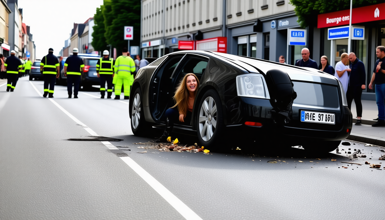 à bourg-en-bresse, un accident de voiture a conduit à un retournement spectaculaire, mais heureusement, la conductrice a réussi à sortir indemne. découvrez les détails de cet incident infortunate et la chance qui a souri à la conductrice.