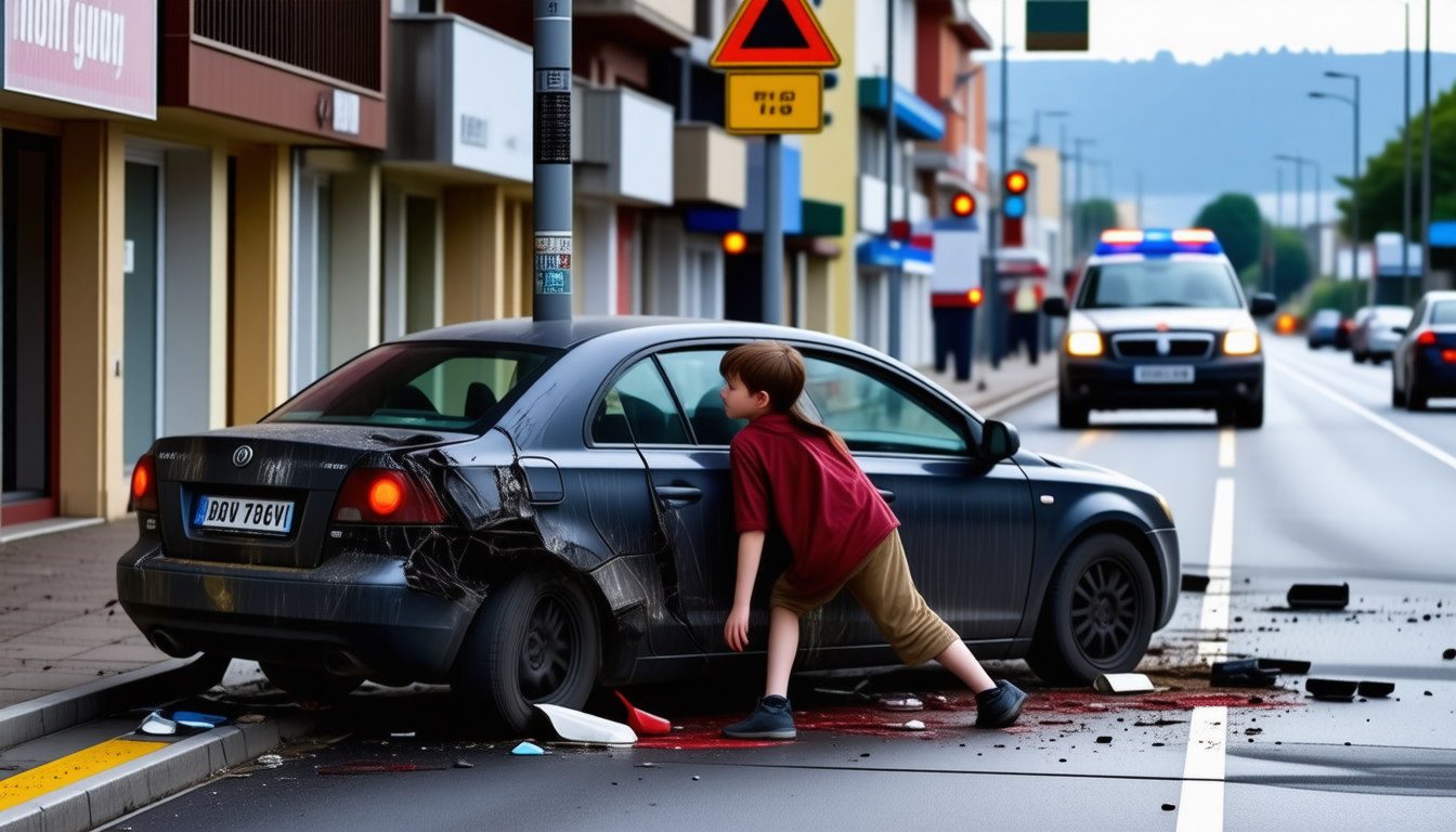 Accident à Monteux : deux jeunes blessés après que leur voiture a percuté un poteau