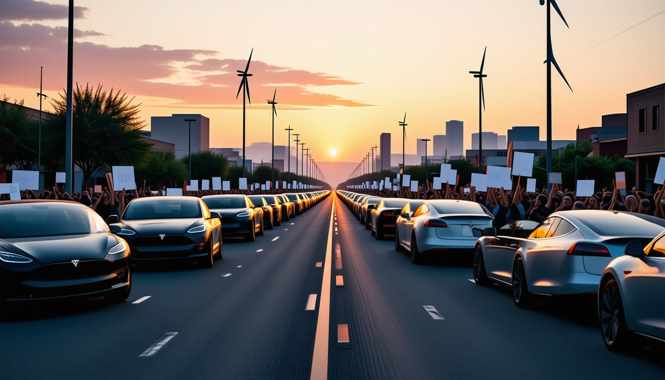 Au Texas, Tesla City défie la fronde anti-Musk : « Qu&rsquo;ils s&rsquo;en prennent à ma voiture, ils risquent de le regretter ».