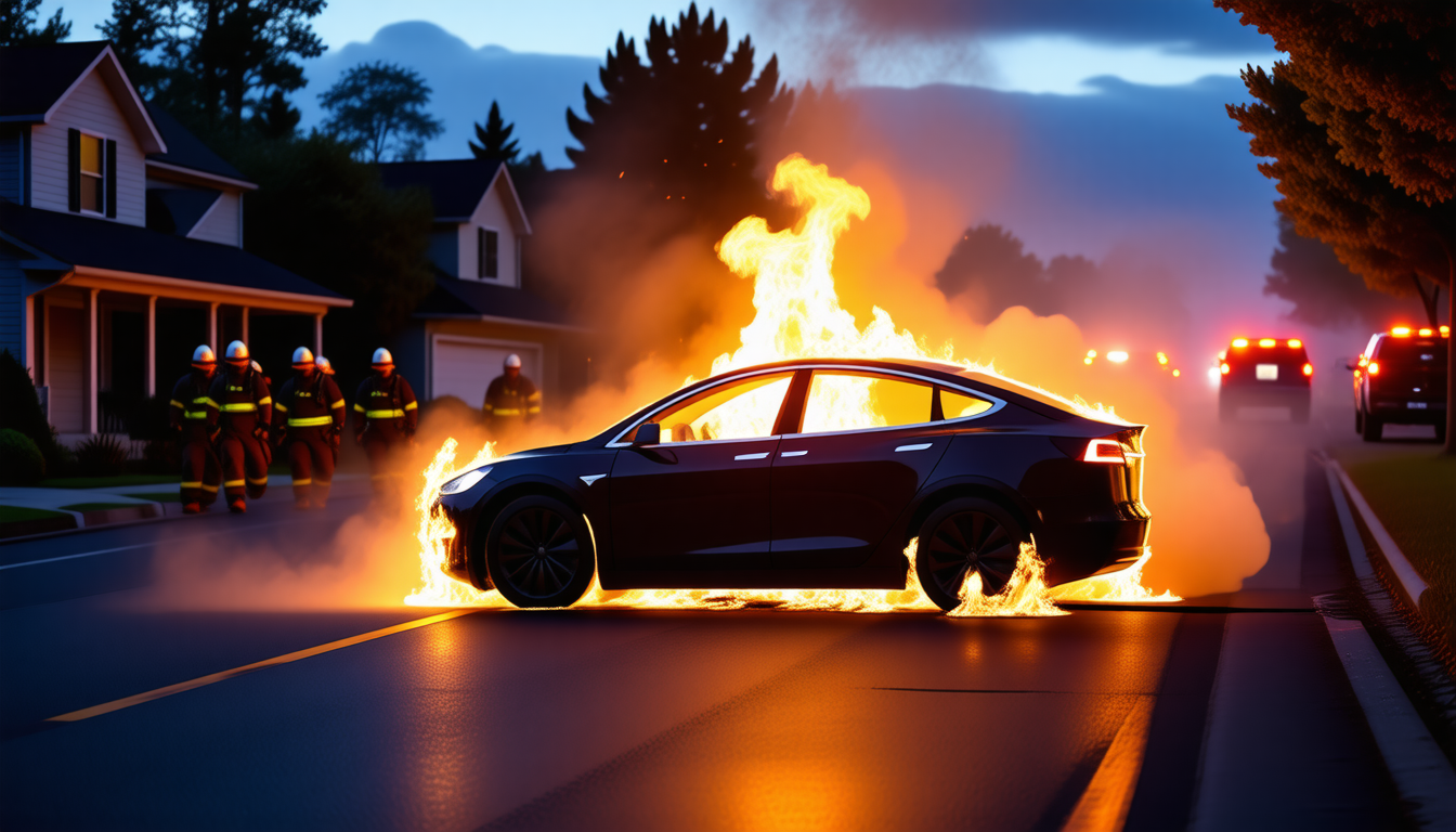 ENQUÊTE DE 20H : L&rsquo;augmentation alarmante des incendies suspects liés à Tesla aux États-Unis et en Europe