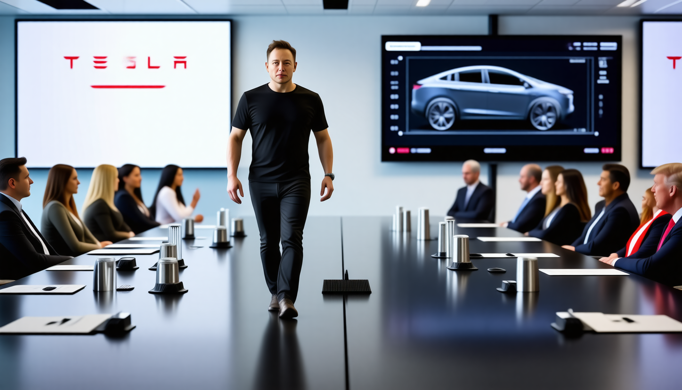 Elon Musk prend ses distances avec l’administration Trump en mai pour se concentrer sur les défis de Tesla