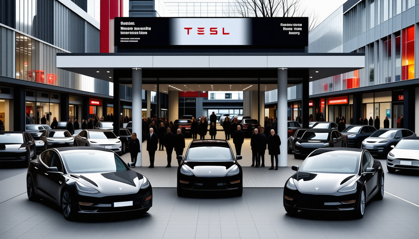 En janvier, les ventes de Tesla en Europe ont connu une baisse : l&rsquo;impact de l&rsquo;intervention politique d&rsquo;Elon Musk sur la réputation de la marque
