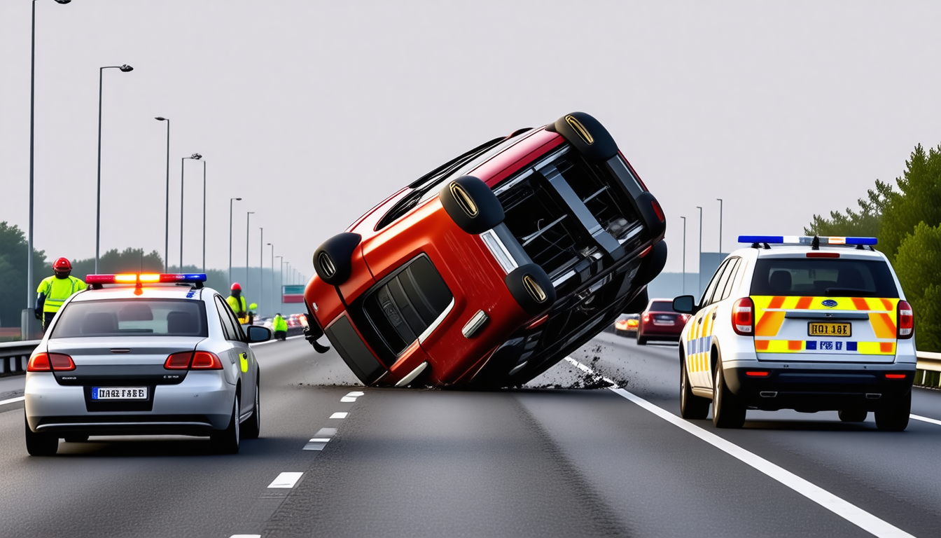 découvrez les détails d'un accident spectaculaire sur la rn 88 en haute-loire, où une voiture s'est retrouvée sur le toit, suscitant l'intervention des secours. un événement étonnant qui rappelle les dangers de la route.