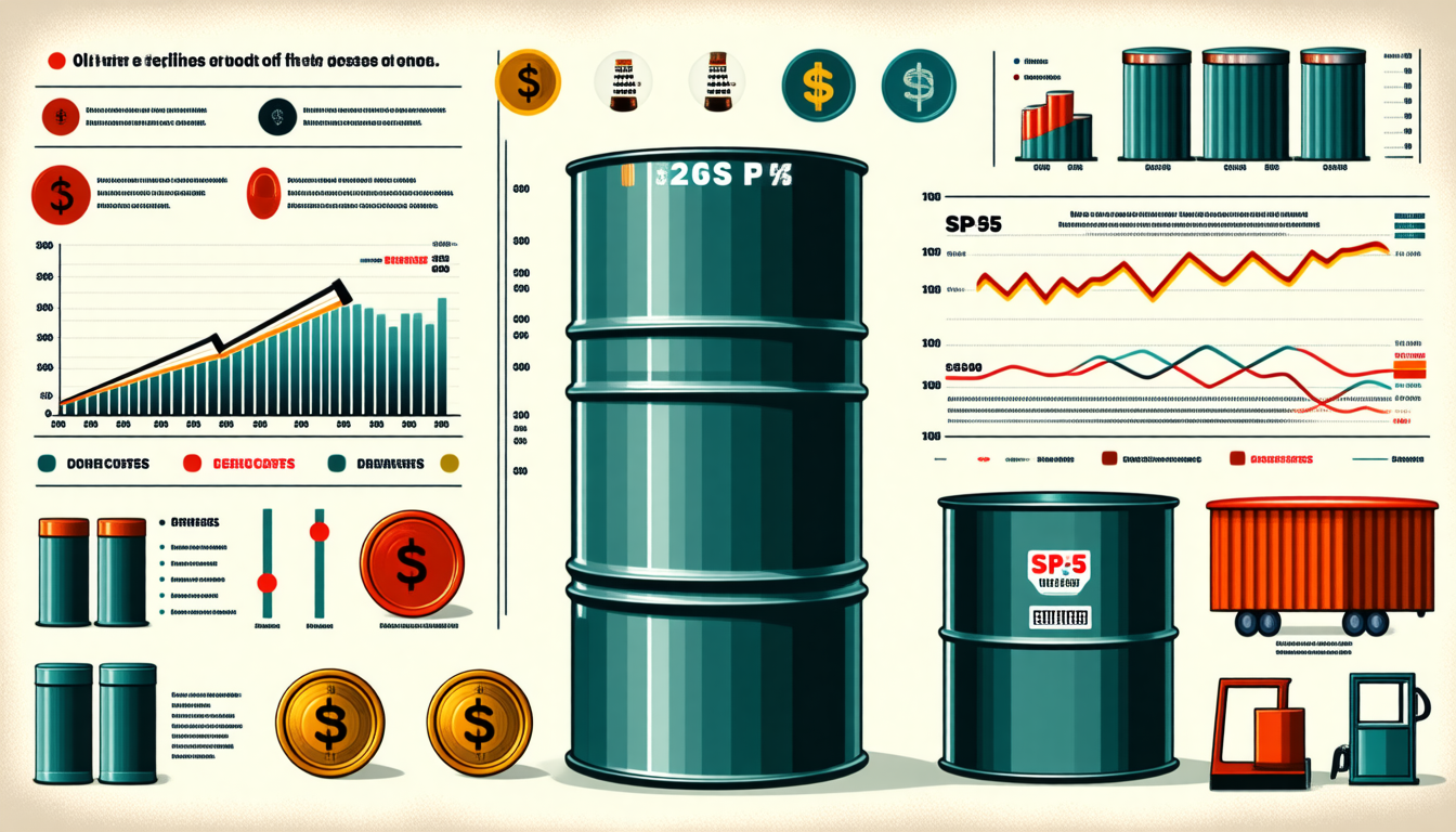 Infographie : la baisse des prix du pétrole entraîne une diminution du coût du gazole et du SP-95