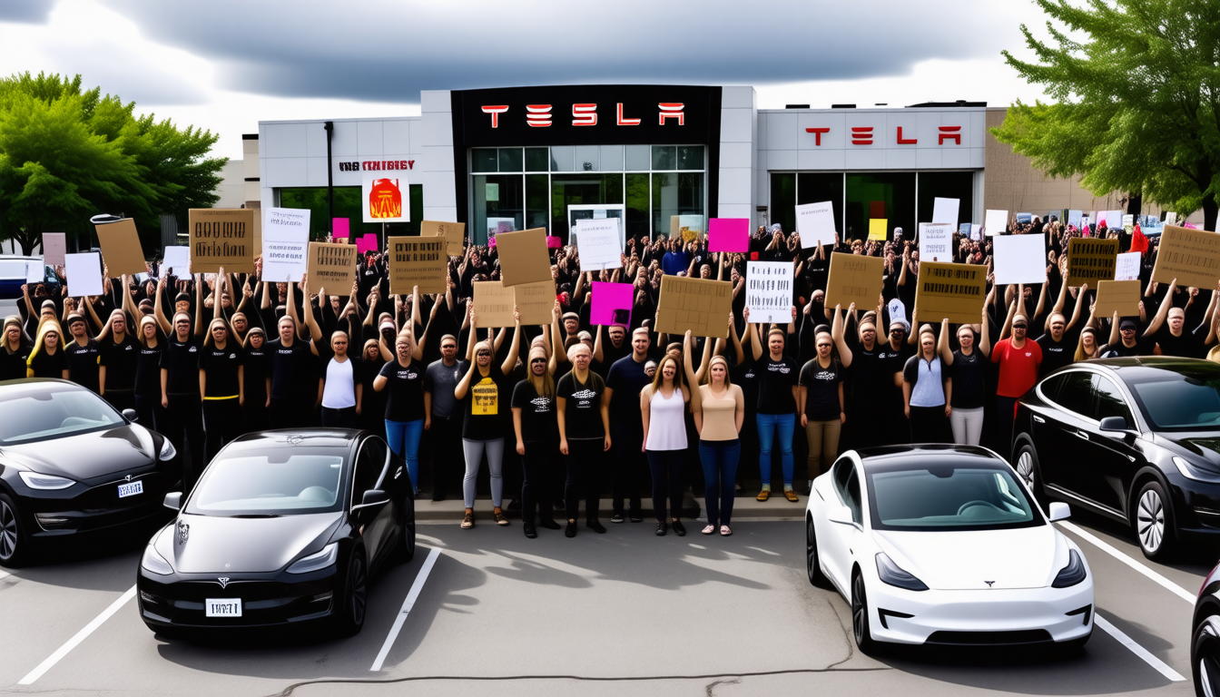 La montée des tensions anti-Tesla aux États-Unis
