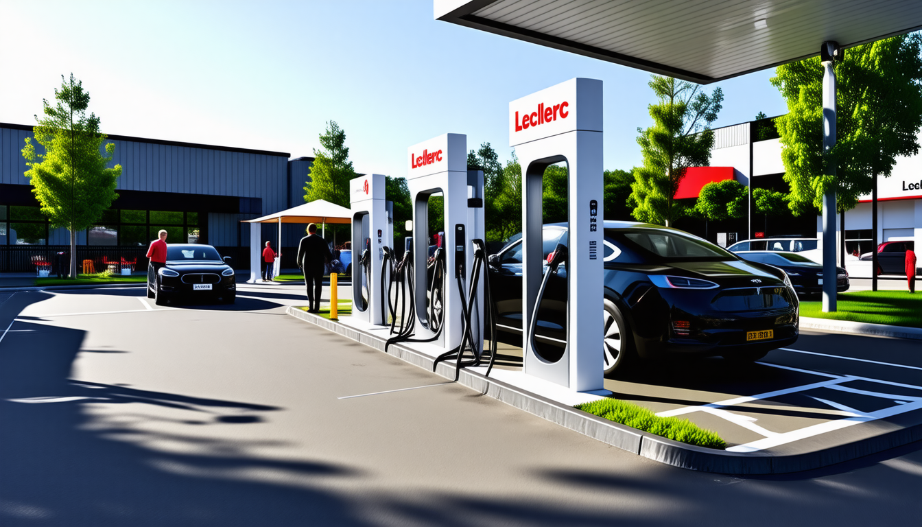 Leclerc se lance dans la recharge électrique avec des prix très compétitifs