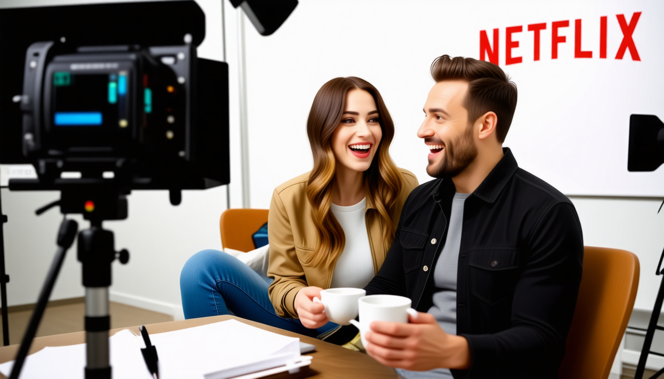Marie Portolano soutient son mari humoriste et acteur pour un grand projet sur Netflix