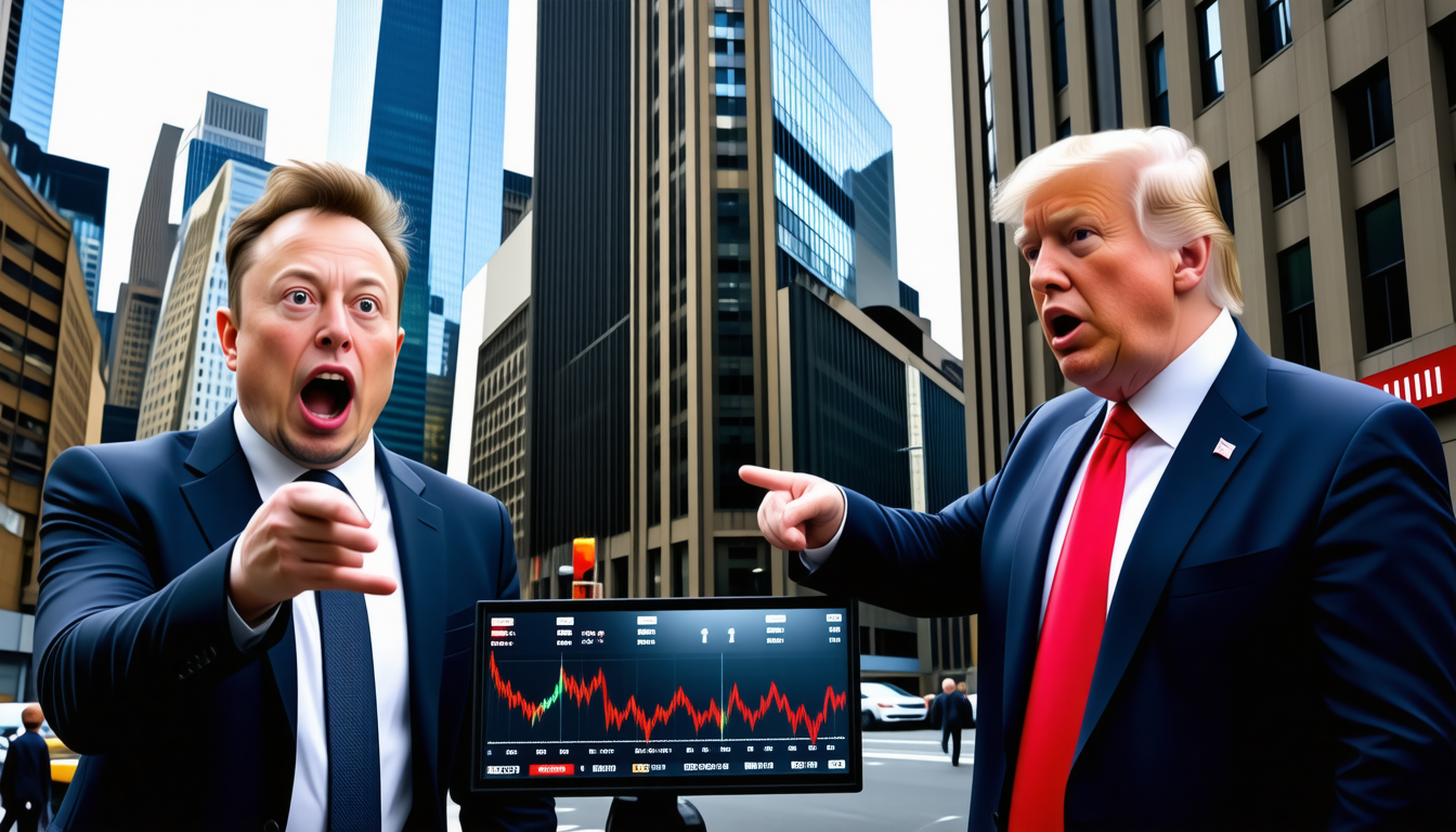 «Merci Président» : Elon Musk subit une nouvelle chute de plus de 15% à Wall Street, tandis que Trump choisit d&rsquo;investir dans Tesla