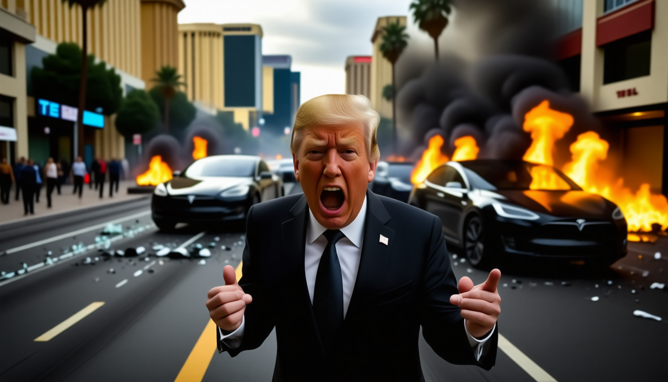 Suite à l’incendie de plusieurs Tesla à Las Vegas, un investisseur emblématique demande la démission d’Elon Musk face à la chute des ventes, aux actes de vandalisme et au boycott.