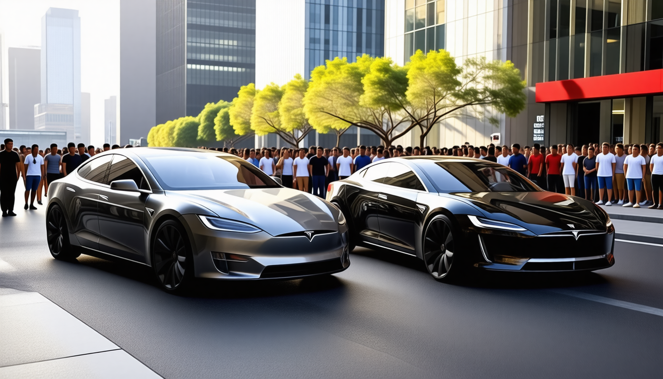 Tesla confronté à un nouveau défi avec la montée d&rsquo;un concurrent chinois