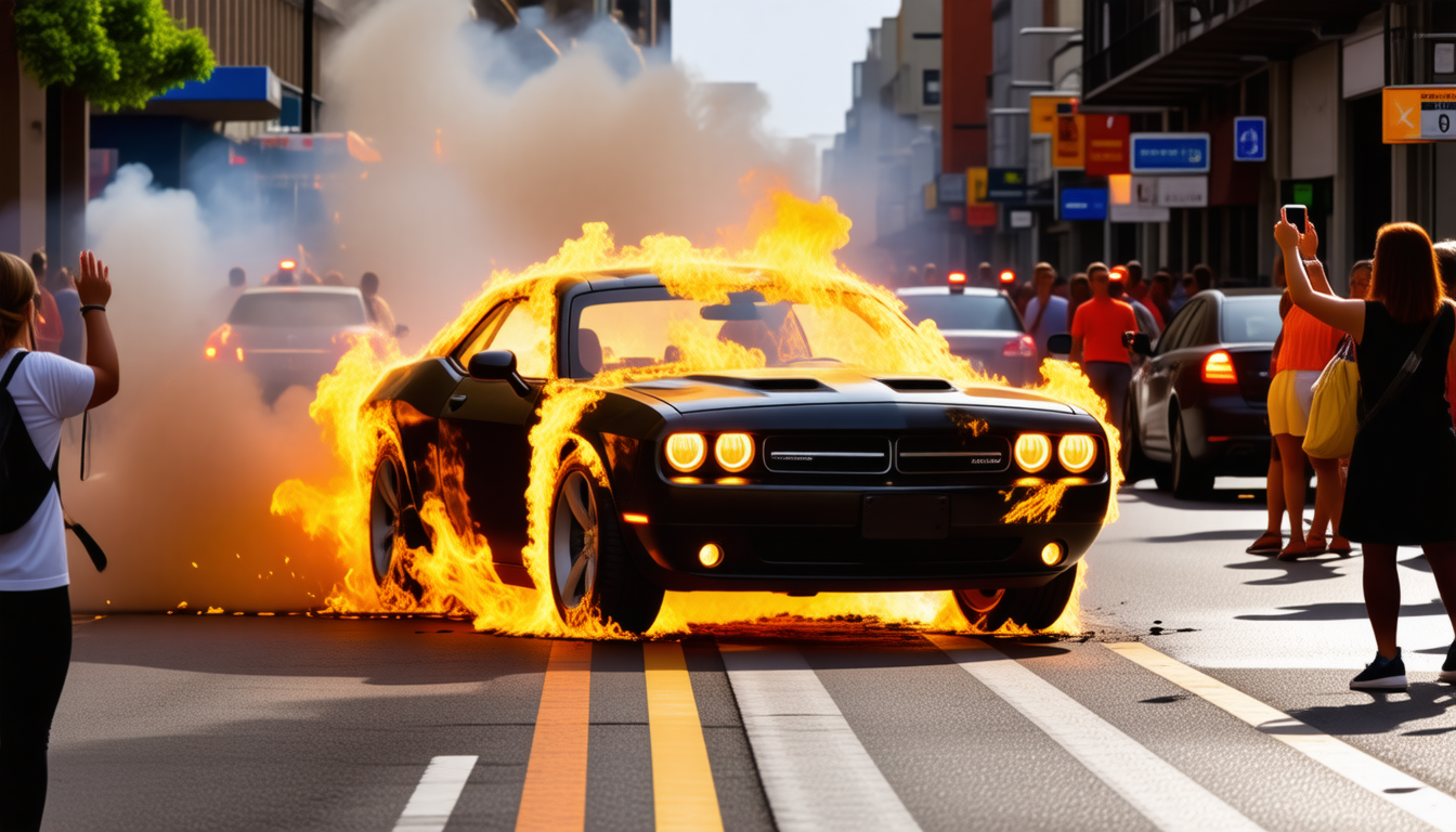 à thuré, une voiture prend feu en pleine circulation, suscitant l'intervention rapide des riverains qui alertent le conducteur en danger. découvrez les détails de cet incident impressionnant et la solidarité de la communauté.