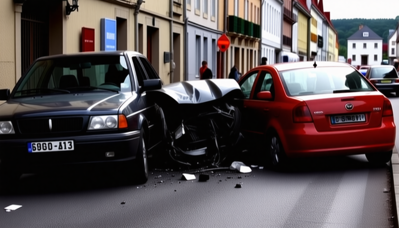 un conducteur ivre provoque un accident à quimper en enchaînant trois voitures suite à l'oubli de son frein à main. découvrez les détails de cet incident choquant et ses conséquences.