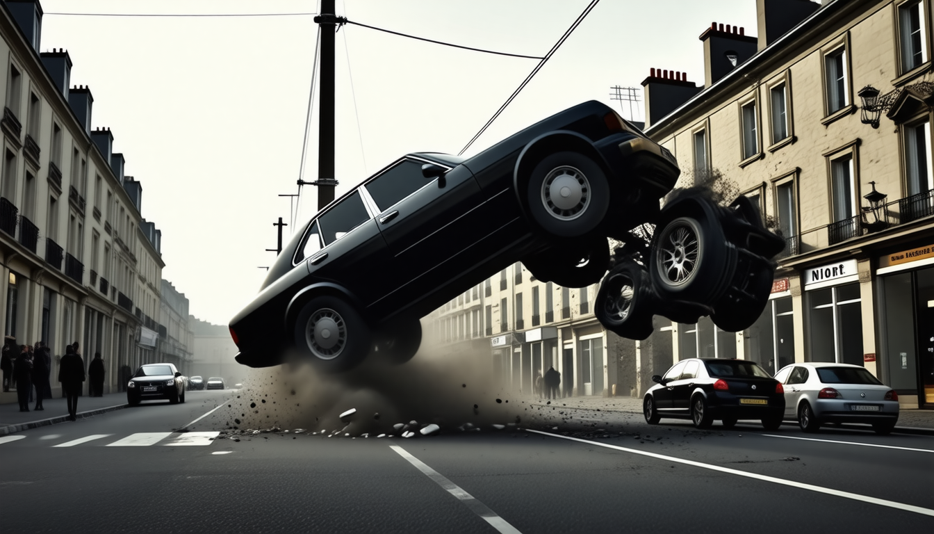 découvrez les détails choquants d'un accident spectaculaire survenu à niort, où une voiture a effectué des tonneaux avant de percuter un poteau téléphonique. un événement qui a suscité l'inquiétude des témoins et alerté les services d'urgence. restez informé sur cet incident dramatique.