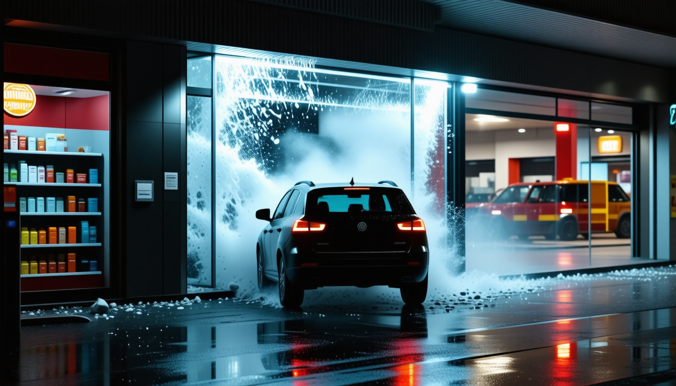 Une attaque nocturne par voiture bélier frappe un commerce de Carquefou