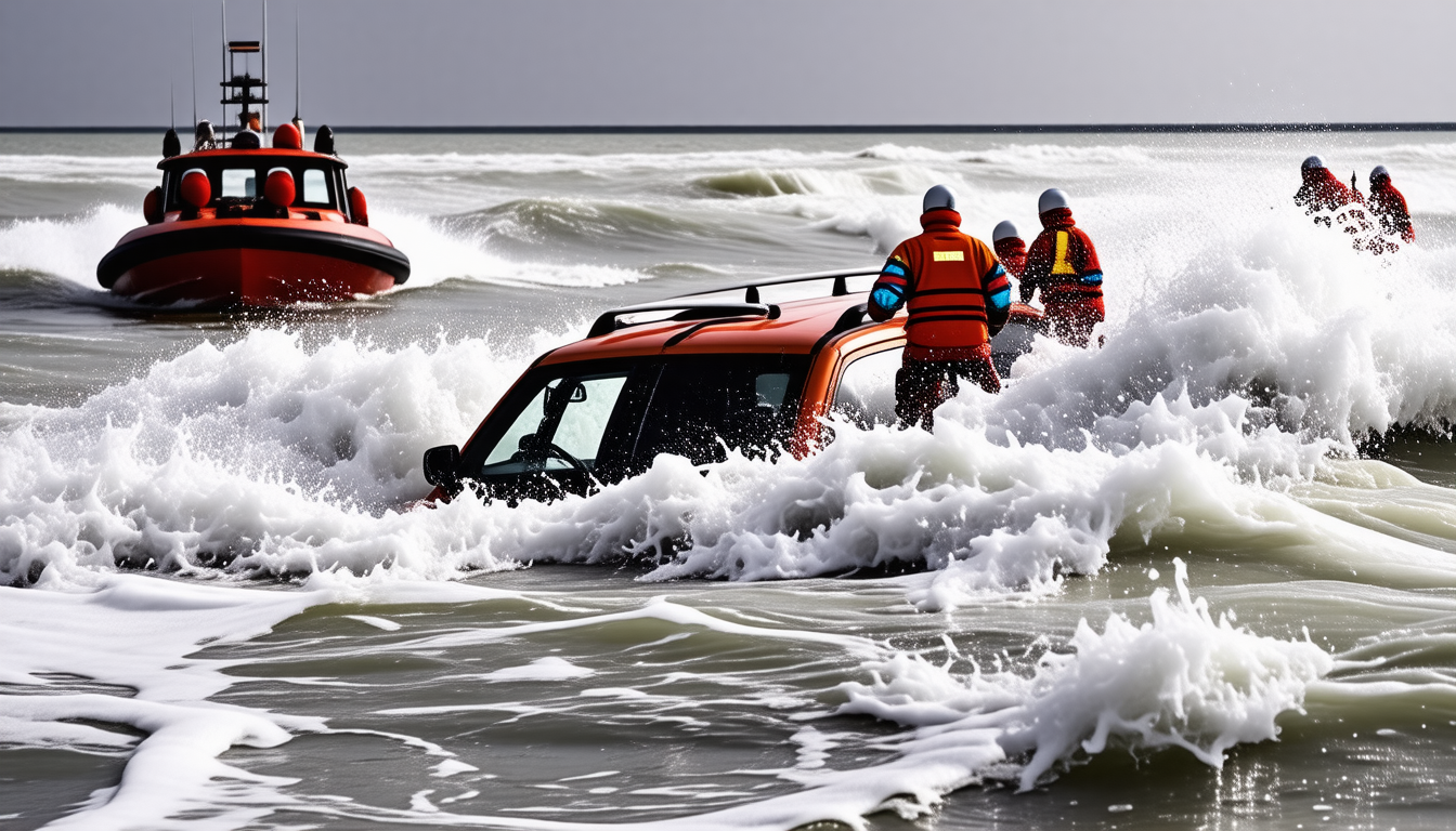 découvrez l'incroyable image d'une automobile submergée par les flots au large du gois. plongez dans cette scène fascinante où la nature reprend ses droits et où l'intensité du phénomène maritime se dévoile. un spectacle saisissant pour les amateurs de récits maritimes et d'aventures inattendues.
