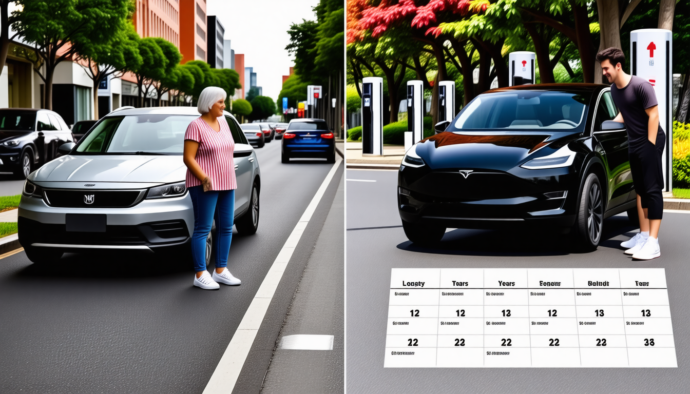 découvrez les résultats d'une étude fascinante qui montre que les automobilistes remplacent leur voiture à essence tous les 12 ans, tandis que les propriétaires de voitures électriques changent de véhicule tous les 3 ans. une analyse révélatrice des tendances actuelles en matière de mobilité durable.