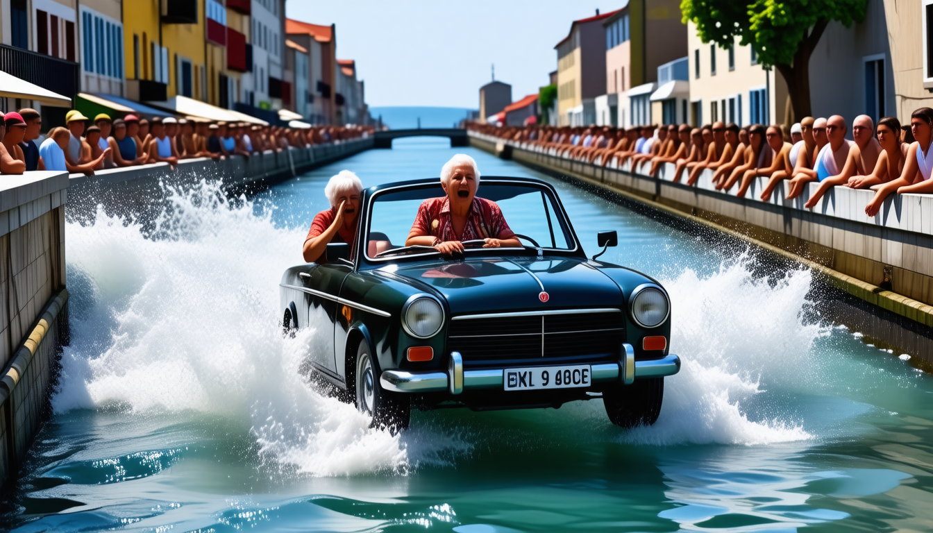 découvrez l'incroyable incident qui a choqué sète : deux retraitées plongent dans le canal après une chute de voiture, suscitant l'étonnement des passants. un récit fascinant d'imprévu et de courage.