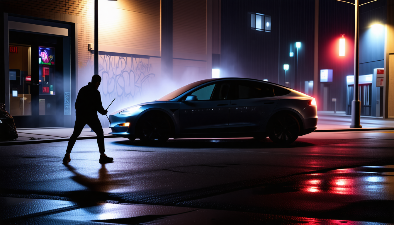 Vandalisme ciblant Tesla : découvrez le mode Sentinelle, la fonctionnalité de sécurité activée par Elon Musk