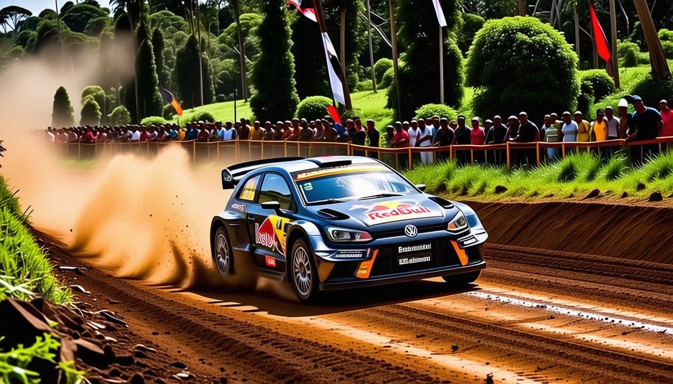 WRC au Kenya : Evans s’impose avec une avance considérable à l’issue de la journée